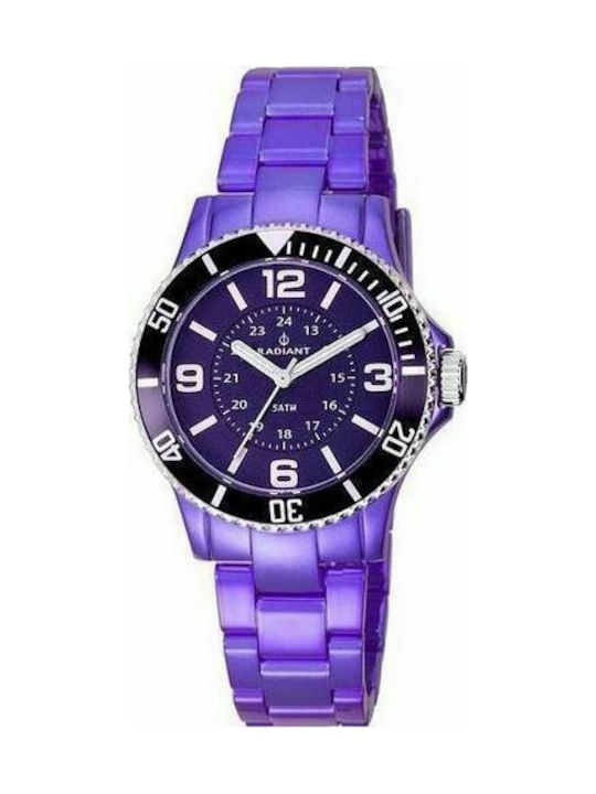 Watch with Purple Rubber Strap RA232212