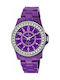 Watch with Purple Metal Bracelet RA182204