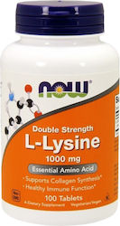 Now Foods L-Lysine 1000мг 100 Таблетки