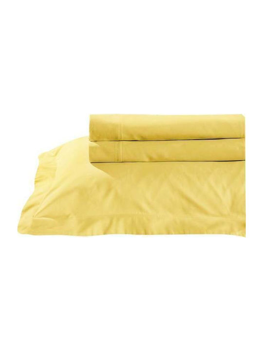 Das Home for Single Bed 170x260cm Satin Line 703 Yellow