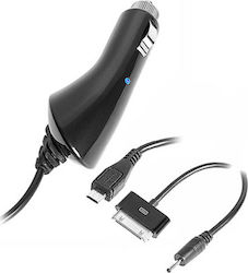 Tracer Car Charger Black Total Intensity 2.1A with Cable Micro-USB