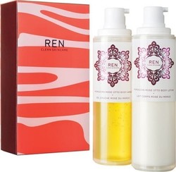 Ren Moisturizing & Cleaning Body Cleaning Cleansing Set Suitable for All Skin Types with Bubble Bath / Body Cream 400ml