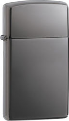 Zippo Slim Αντιανεμικός Αναπτήρας Φλόγας σε Μαύ...