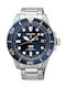 Seiko Solar Watch with Metal Bracelet Silver