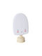 A Little Lovely Company Led Παιδικό Διακοσμητικό Φωτιστικό Mini Popsicle Light White Λευκό
