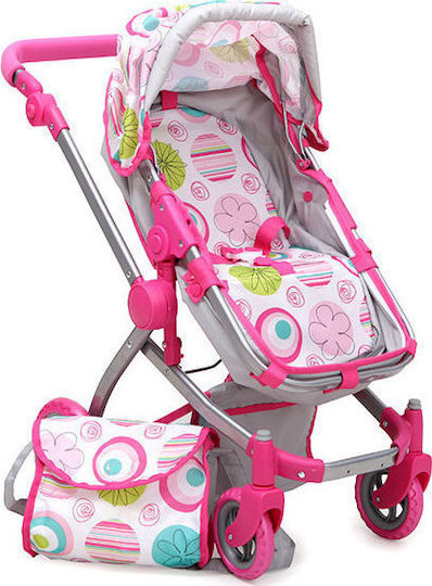 Cangaroo Doll Stroller Pink Rose for 3+ Years Old