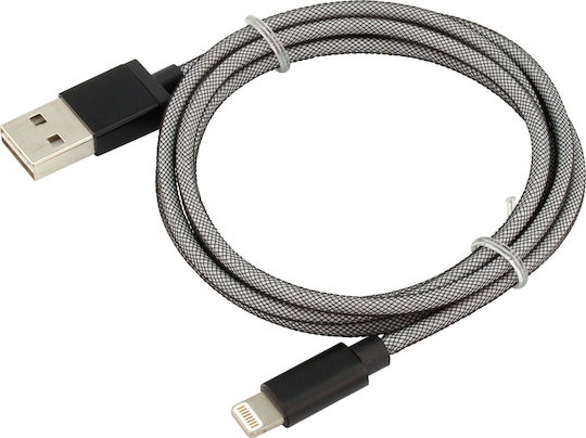 Ansmann Geflochten USB-A zu Lightning Kabel Gray 1m (1700-0045)