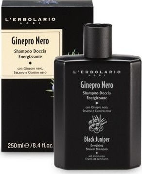 L' Erbolario Black Juniper Energising Shower Αφρόλουτρο για Άνδρες με Άνθρακα & Άρωμα Εσπεριδοειδή 250ml