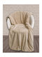 Das Home Pătură Fleece Simplă 150x170 cm Bej