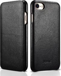 Xoomz Xoomz Leather Book Piele Negru (iPhone SE...