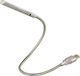 HAMA USB Led Light Gooseneck Silver LED în culoarea Argintiu 00039730