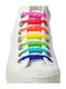 Shoeps Mix Glow Κορδόνια Παπουτσιών Σιλικόνης Πολύχρωμα 14τμχ