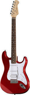 Harley Benton ST-20HSS Ηλεκτρική Κιθάρα 6 Χορδών με Ταστιέρα Roseacer και Σχήμα ST Style Candy Apple Red