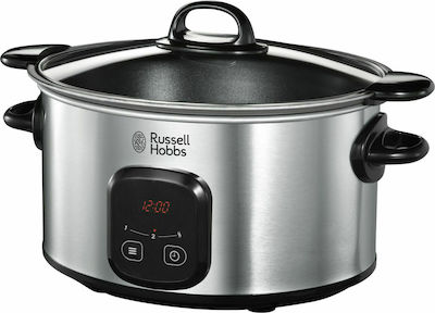 Russell Hobbs Elektrischer Bräter 200W mit Kapazität 6Es Silber