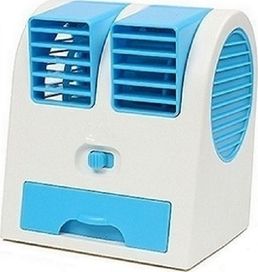 USB Office/Home Mini Air Conditioner with Water Blue Mini Air Cooler Blue