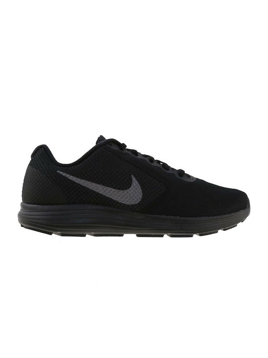 Nike Revolution 3 Ανδρικά Αθλητικά Παπούτσια Running Μαύρα
