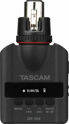 Tascam Stereo Battery Powered Portable Audio Digital Recorder with Memory Card and USB Power Supply for 15.5 Hours Recording