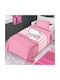 Belpla Velvet Blanket Spain Ster Pink 160x220cm