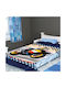 Belpla Blanket Spain Velvet Ster 222 Blue 160x220cm