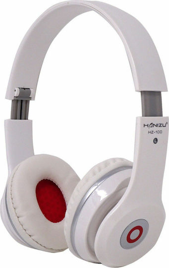 Hanizu HZ-100 Cu fir On Ear Căști Albe