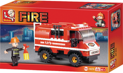 Sluban Bausteine Fire: Mini Fire Truck für 6+ Jahre 133Stück