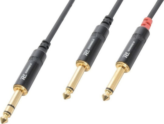 Power Dynamics Cable 6.3mm male - 2x 6.3mm male 3m (CALIN140)