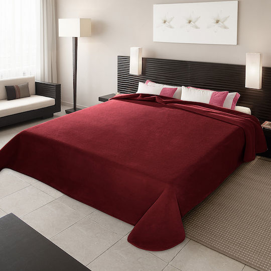 Belpla Ster 16Bordo Pătură Din Spania Catifea Simplă 160x220cm Burgundy