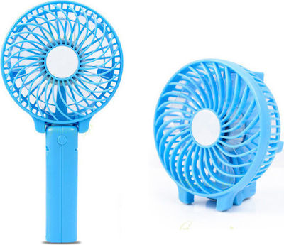 Rechargeable Handy Mini Fan Blue Ventilator Mână USB / Baterie Pliabil Albastru