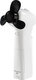 Tragbares Fan PRL Factory Spray Handheld Batterie mit Wasser Weiß