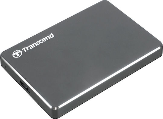 Transcend StoreJet 25C3 USB 3.1 External 2.5" HDD 2TB Gray