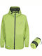 Qikpac Packaway Leaf Jacke Wasserdicht und Winddicht Grün