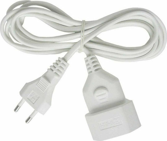 Brennenstuhl Extension Cable Cord 2 x 0.75mm²/3m White