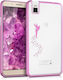 KWmobile Bumper Back Cover Silicone Pink (Realm...