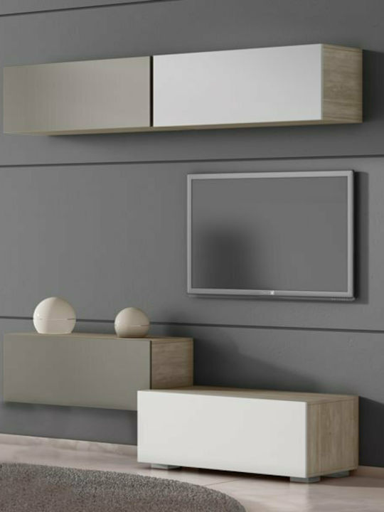 Smart No 6B Living Room TV Unit Gray L101xW45xH150cm