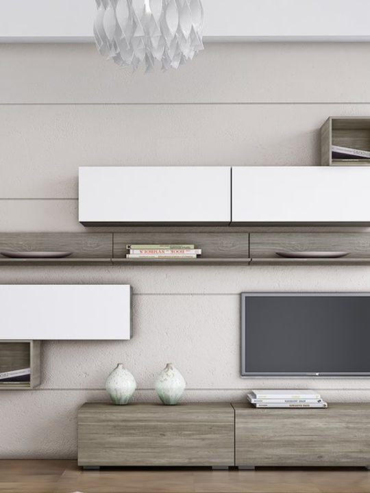 Wohnzimmer TV-Einheit Smart No 5C Weiß L292xB45xH180cm