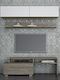 Smart No 3 Living Room TV Unit White L101xW45xH180cm