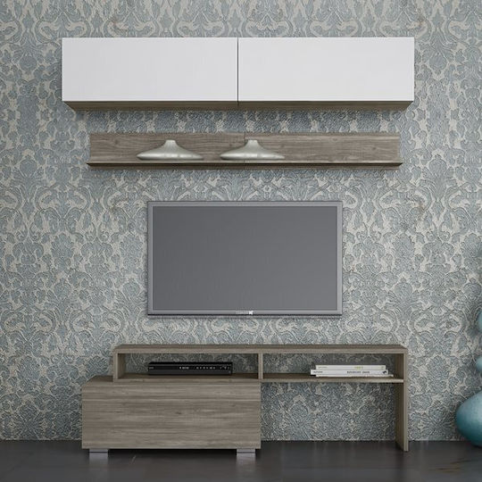 Smart No 3 Living Room TV Unit White L101xW45xH180cm