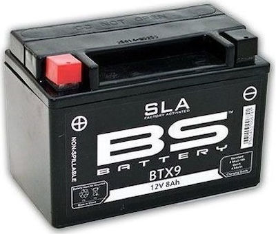 BS Μπαταρία Μοτοσυκλέτας SLA BTX9 με Χωρητικότητα 8Ah