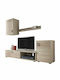 Lia Living Room TV Unit Natural L170xW36xH36cm
