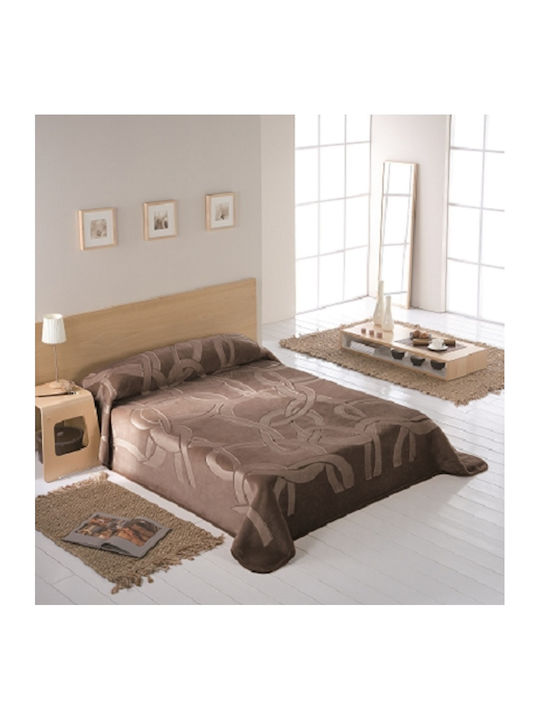 Piel SA 5194 Blanket Spanish Velvet Queen 220x240cm. Chocolate