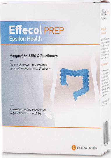 Epsilon Health Effecol Prep 3350 80mg Ειδικό Συμπλήρωμα Διατροφής 4 φακελίσκοι