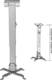 Maclean Energy Projector Mount Ceiling with Maximum Load Capacity of 20kg Gray
