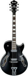 Ibanez Electric Guitar AGR70-BK with HH Pickups Layout, Rosewood Fretboard in Black