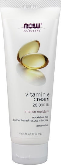 Now Foods Vitamin E Cream Ενυδατική Lotion Σώματος 118ml