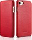 Xoomz Buchen Sie Leder Rot (iPhone SE 2022/2020/8/7)