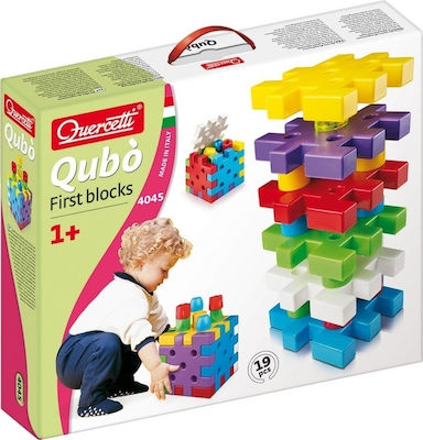 Quercetti Building Block Qubo First for 1+ years 19pcs