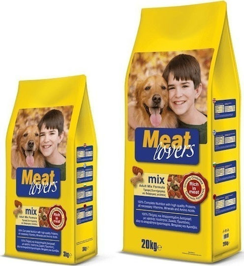 Laky Meat Lovers Mix 20kg Trockenfutter für erwachsene Hunde mit Fleisch