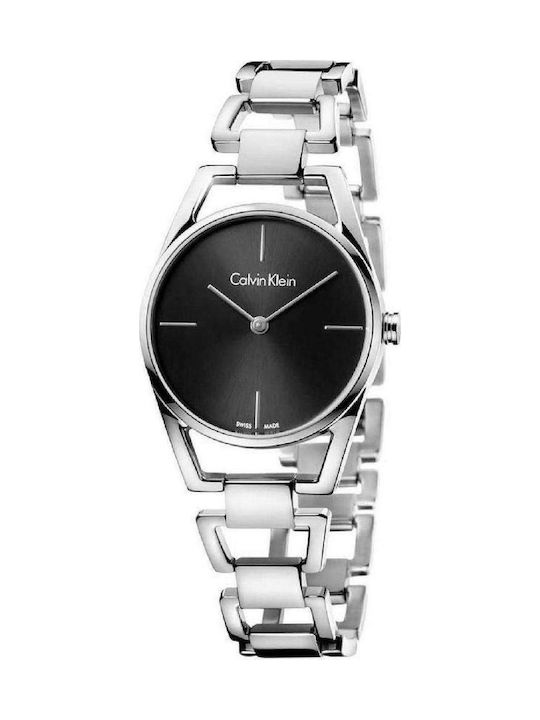 Calvin Klein Dainty Watch with Silver Metal Bracelet