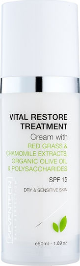 Seventeen Vital Restore 24ωρη Ενυδατική & Αντιγηραντική Κρέμα Προσώπου με SPF15 με Πεπτίδια 50ml