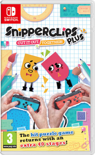 Snipperclips Plus Switch Game (French Cover)